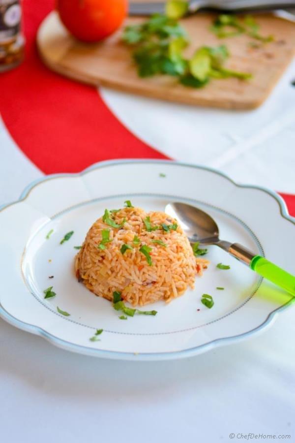 Spanish Tomato Rice with Smoked Chipotle Recipe - ChefDeHome.com