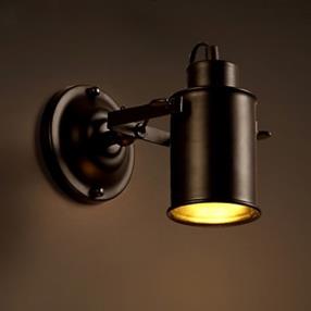 Industrial Black Wrought Iron Retro Econce Fixturedison Lamp Corridor Wall Lighting