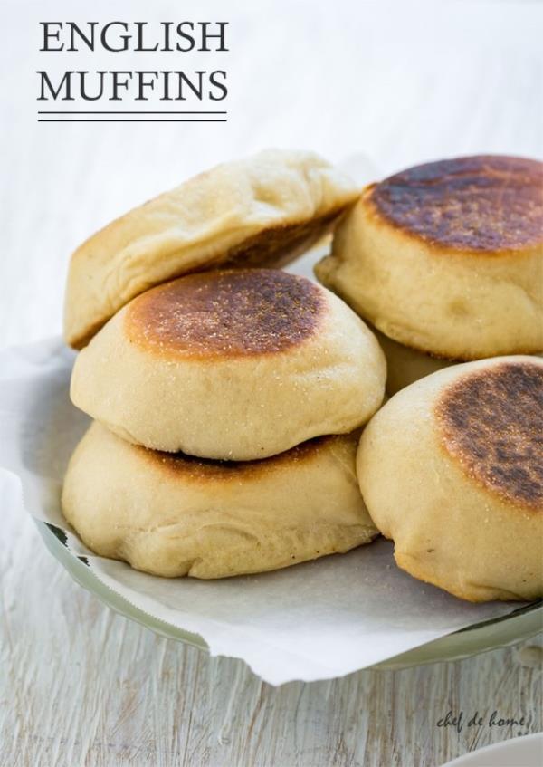 English Muffins Recipe - ChefDeHome.com